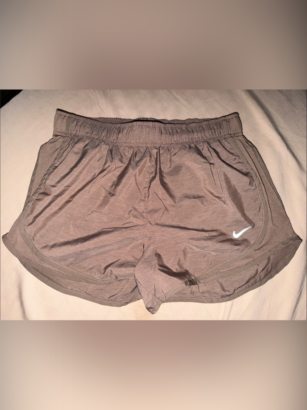 Nike Women's Shorts in Taupe Brown